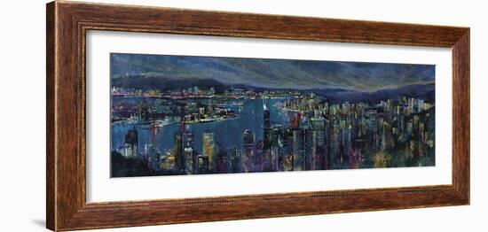 Jeweled City-Georgie-Framed Giclee Print