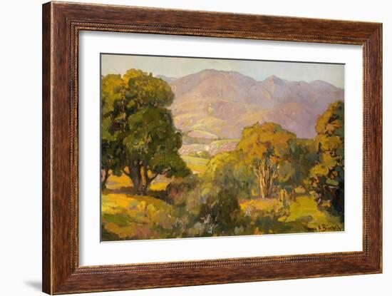 Jeweled Colored Hills-Franz Bischoff-Framed Art Print