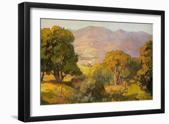 Jeweled Colored Hills-Franz Bischoff-Framed Art Print