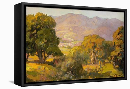 Jeweled Colored Hills-Franz Bischoff-Framed Stretched Canvas