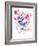 Jeweled Flowers II-Jennifer Goldberger-Framed Art Print