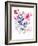 Jeweled Flowers II-Jennifer Goldberger-Framed Art Print