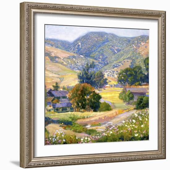 Jeweled Hills-Joseph Kleitsch-Framed Art Print