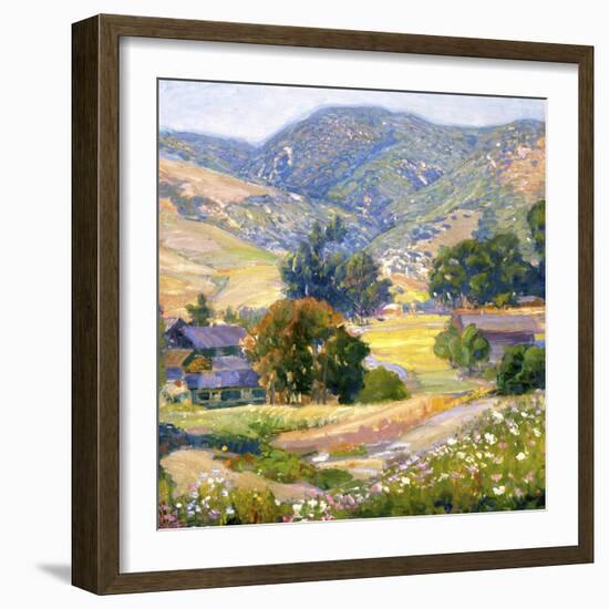 Jeweled Hills-Joseph Kleitsch-Framed Art Print