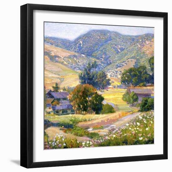 Jeweled Hills-Joseph Kleitsch-Framed Art Print