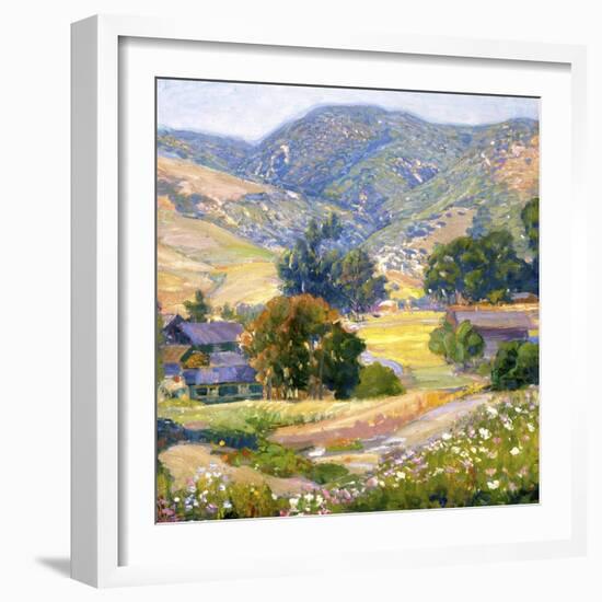 Jeweled Hills-Joseph Kleitsch-Framed Art Print