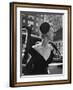 Jeweled Stay Put Cocktail Hat at Reckless Angle-Nina Leen-Framed Photographic Print