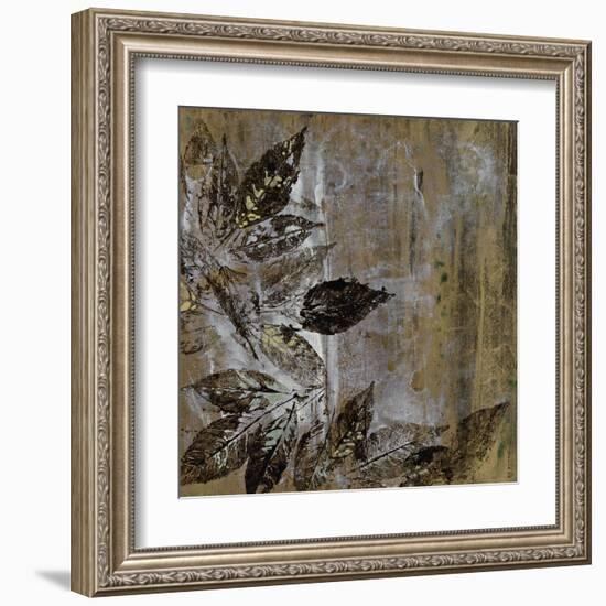 Jewelled Leaves XXI-Hollack-Framed Giclee Print