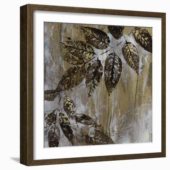 Jewelled Leaves XXIII-Hollack-Framed Giclee Print