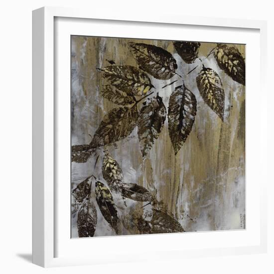 Jewelled Leaves XXIII-Hollack-Framed Giclee Print