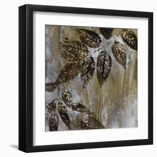 Jewelled Leaves XXIII-Hollack-Framed Giclee Print