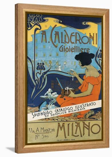 Jeweller A. Calderoni (A. Calderoni Gioiellier), Milano, 1898-Adolfo Hohenstein-Framed Premier Image Canvas