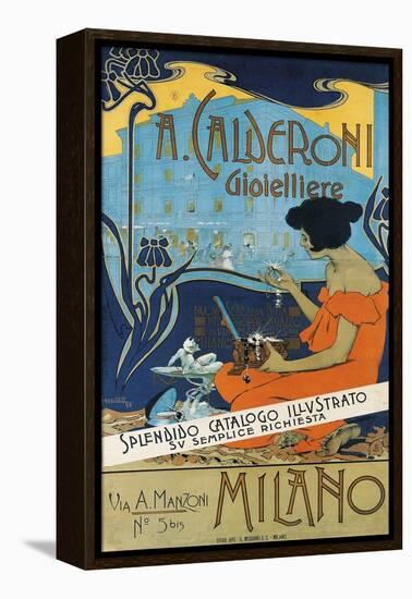 Jeweller A. Calderoni (A. Calderoni Gioiellier), Milano, 1898-Adolfo Hohenstein-Framed Premier Image Canvas