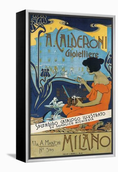 Jeweller A. Calderoni (A. Calderoni Gioiellier), Milano, 1898-Adolfo Hohenstein-Framed Premier Image Canvas