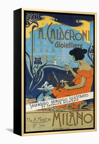 Jeweller A. Calderoni (A. Calderoni Gioiellier), Milano, 1898-Adolfo Hohenstein-Framed Premier Image Canvas
