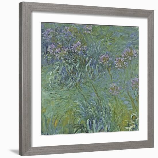 Jewelry lilies-Claude Monet-Framed Art Print