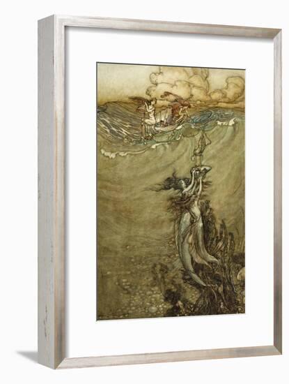 Jewels from the Deep, 1909-Arthur Rackham-Framed Giclee Print