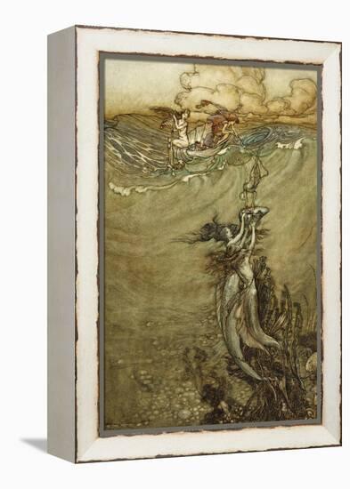 Jewels from the Deep, 1909-Arthur Rackham-Framed Premier Image Canvas