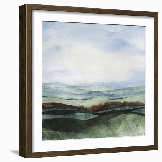 Jeweltone Ridges II-Grace Popp-Framed Art Print