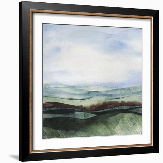 Jeweltone Ridges II-Grace Popp-Framed Art Print