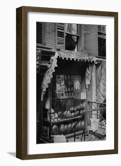 Jewish Bakery "Horowitz" on Lower East Side of New York-null-Framed Premium Giclee Print