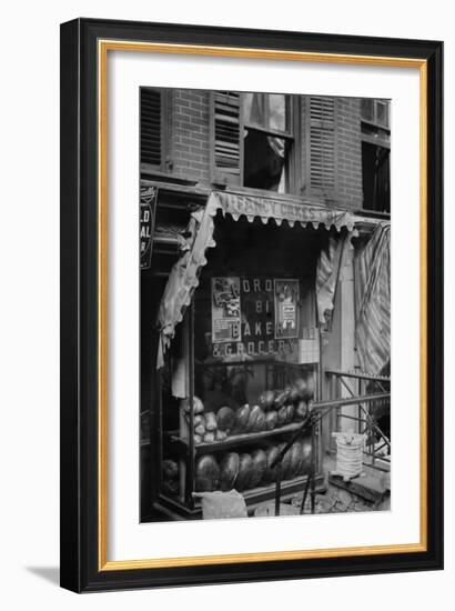 Jewish Bakery "Horowitz" on Lower East Side of New York-null-Framed Premium Giclee Print