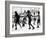 Jewish Children at Religious School Dancing Israel Folk Dances at Recess-Paul Schutzer-Framed Photographic Print