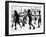 Jewish Children at Religious School Dancing Israel Folk Dances at Recess-Paul Schutzer-Framed Photographic Print