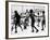 Jewish Children at Religious School Dancing Israel Folk Dances at Recess-Paul Schutzer-Framed Photographic Print