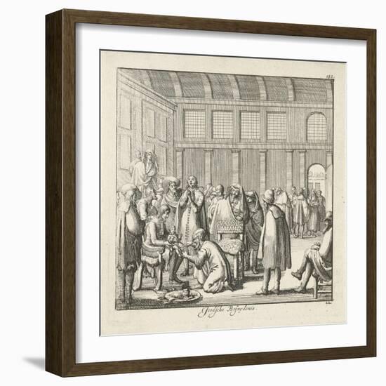 Jewish Circumcision-Jan Luyken-Framed Giclee Print