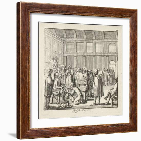 Jewish Circumcision-Jan Luyken-Framed Giclee Print