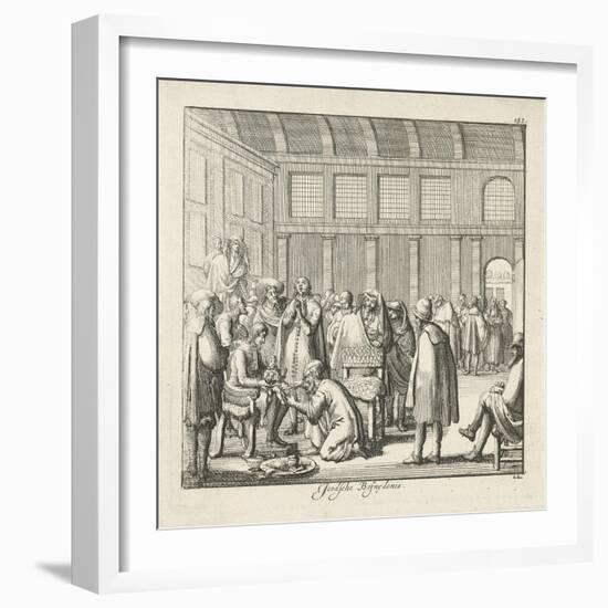 Jewish Circumcision-Jan Luyken-Framed Giclee Print