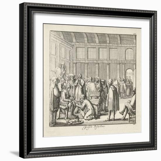 Jewish Circumcision-Jan Luyken-Framed Giclee Print