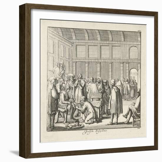 Jewish Circumcision-Jan Luyken-Framed Giclee Print