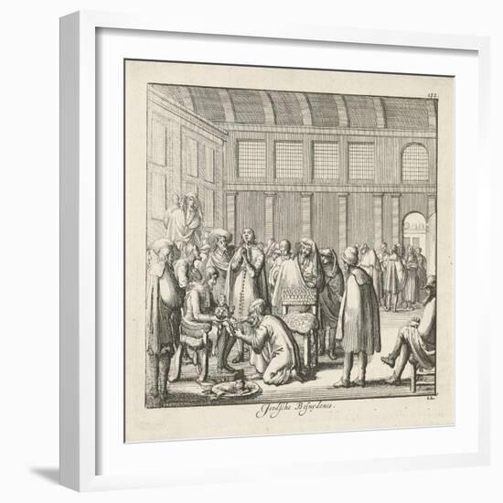 Jewish Circumcision-Jan Luyken-Framed Giclee Print