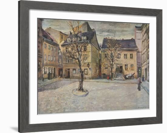 Jewish Courtyard - Berlin-Otto Nagel-Framed Collectable Print