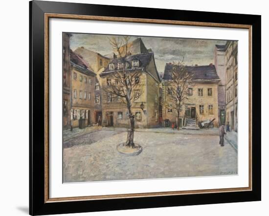 Jewish Courtyard - Berlin-Otto Nagel-Framed Collectable Print