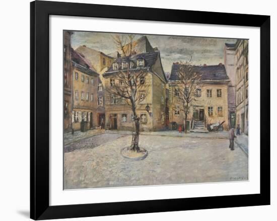 Jewish Courtyard - Berlin-Otto Nagel-Framed Collectable Print