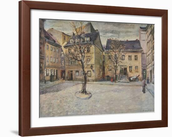 Jewish Courtyard - Berlin-Otto Nagel-Framed Collectable Print