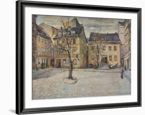 Jewish Courtyard - Berlin-Otto Nagel-Framed Collectable Print