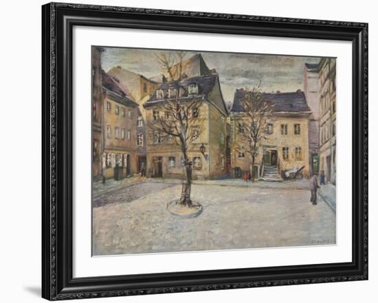 Jewish Courtyard - Berlin-Otto Nagel-Framed Collectable Print