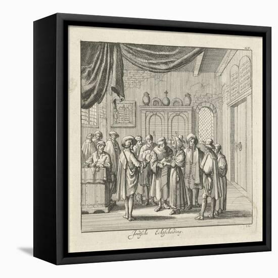 Jewish Divorce-Jan Luyken-Framed Premier Image Canvas