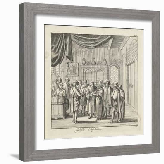 Jewish Divorce-Jan Luyken-Framed Giclee Print