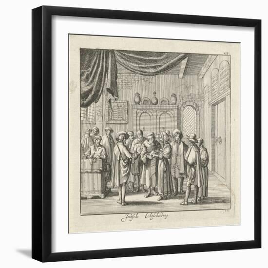 Jewish Divorce-Jan Luyken-Framed Giclee Print