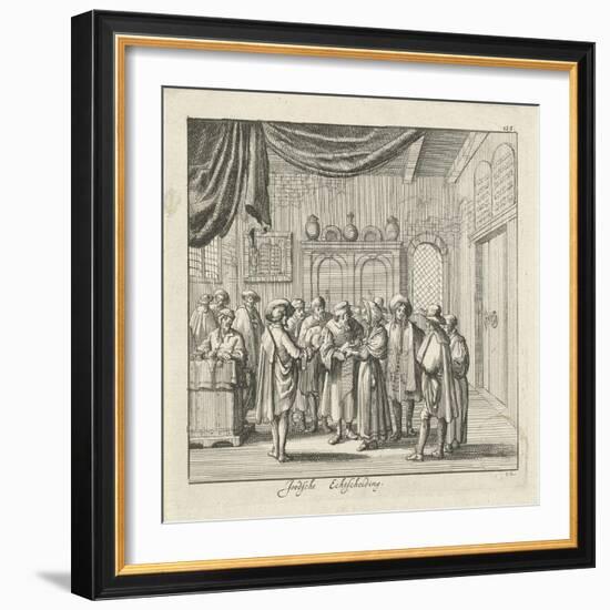 Jewish Divorce-Jan Luyken-Framed Giclee Print