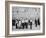 Jewish Men in Various Modes of Traditional Dress at the Wailing Wall in Jerusalem-null-Framed Photographic Print