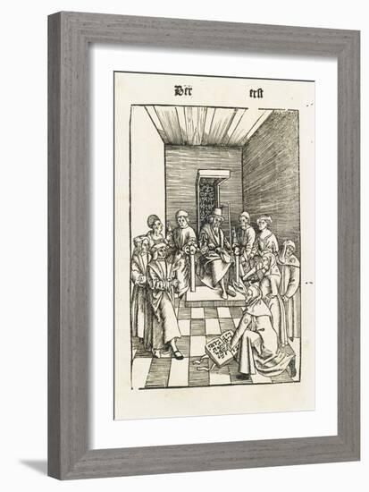 Jewish Oath (From the Laienspiegel, Augsbur)-Ulrich Tengler-Framed Giclee Print