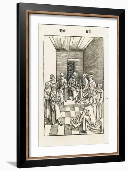 Jewish Oath (From the Laienspiegel, Augsbur)-Ulrich Tengler-Framed Giclee Print