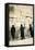 Jewish Orthodox Men Pray at Western Wall, Jerusalem, Israel-David Noyes-Framed Premier Image Canvas