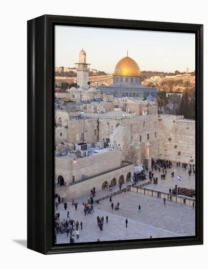 Jewish Quarter of Western Wall Plaza, UNESCO World Heritage Site, Jerusalem, Israel-Gavin Hellier-Framed Premier Image Canvas